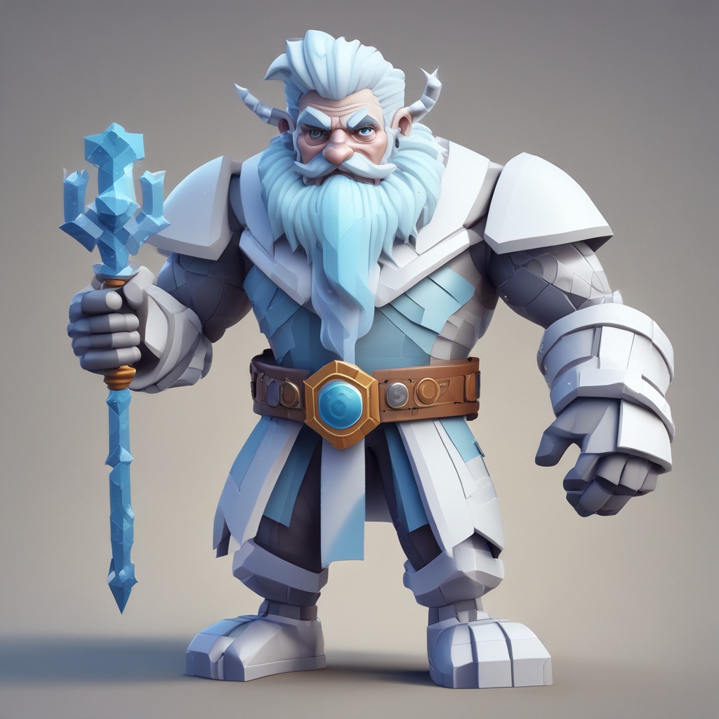 Blocky image of boss Frostflurry, the Chill Maestro