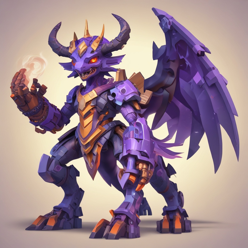 Blocky image of boss Solunari, Twilight's Convergence