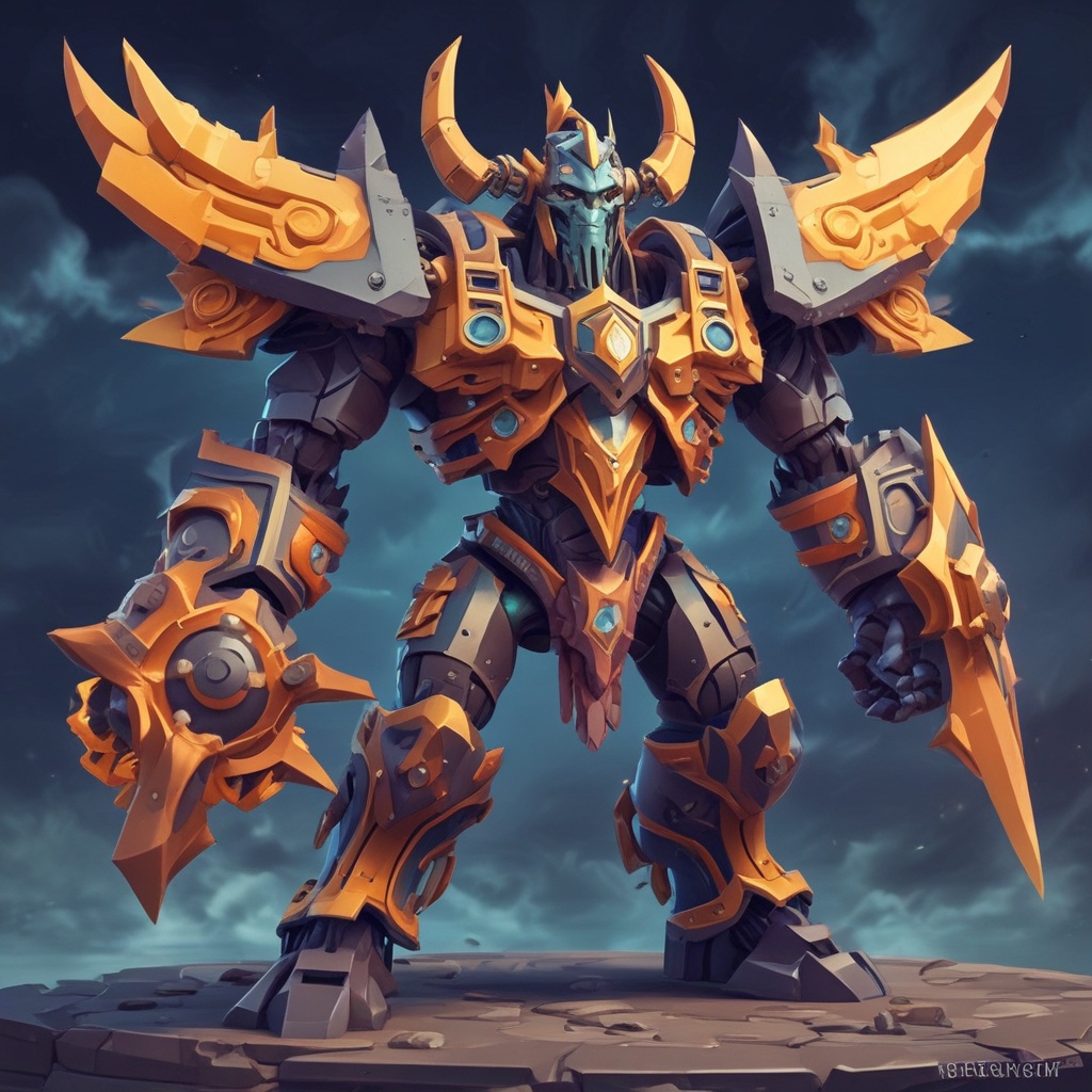 Blocky image of boss Stormclash, Sovereign of Storms